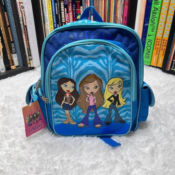 MGA LIL BRATZ MINI BLUE BACKPACK / BOOK BAG - Picture 1 of 4